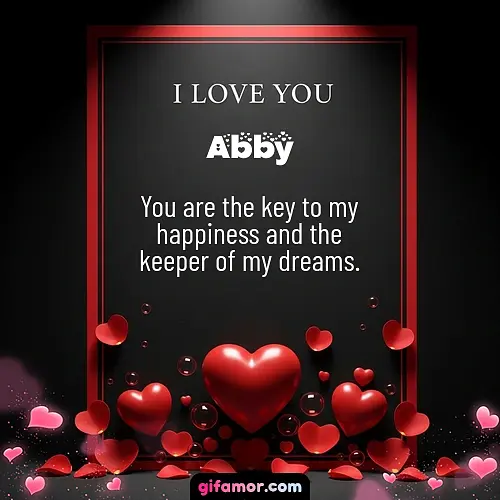 I love you I Abby Gif Download