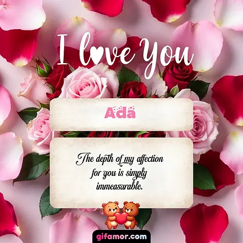 I love you V Ada Gif Download