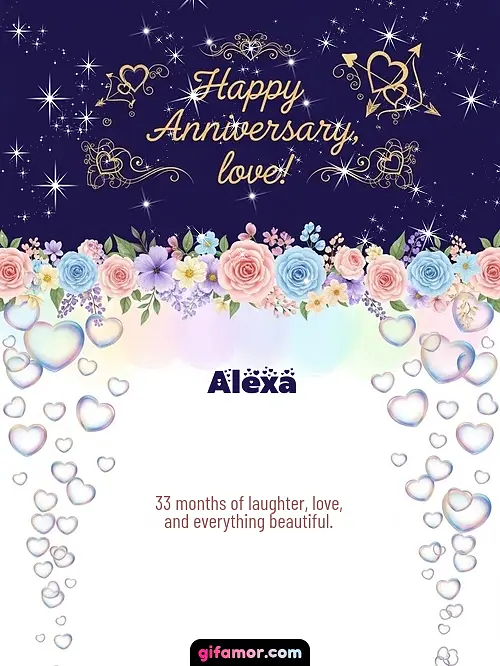 Happy anniversary, love! Alexa