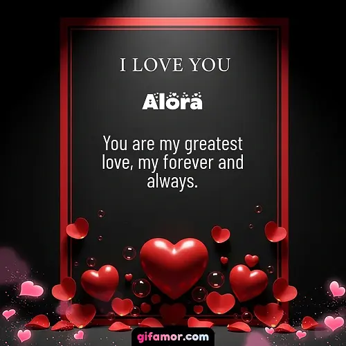 I love you I Alora Gif Download