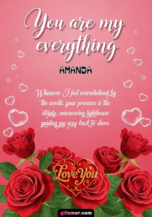 You are my everything Amanda Gif Download