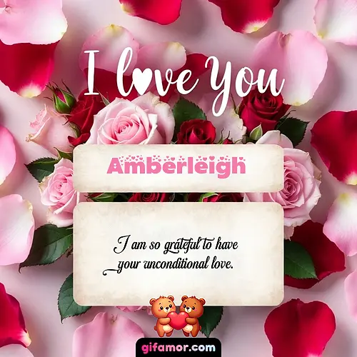 I love you V Amberleigh Gif Download