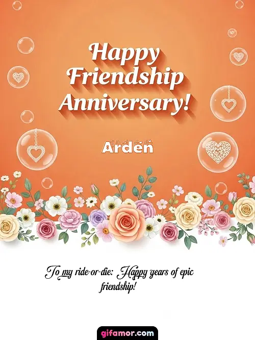 To my ride-or-die: Happy years of epic friendship!