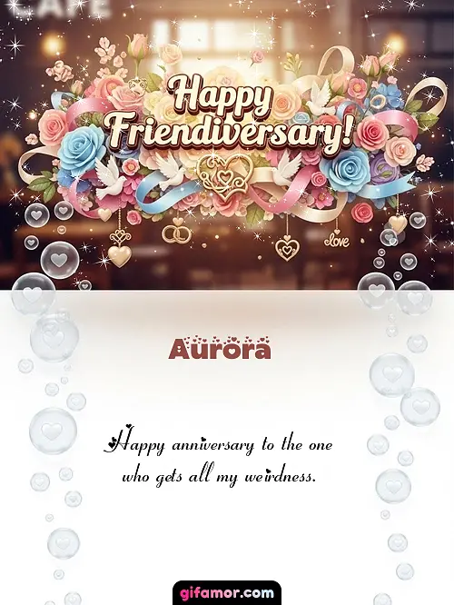 Happy friendiversary! I Aurora