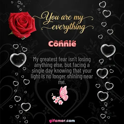 You are my everything I Connie Gif Download