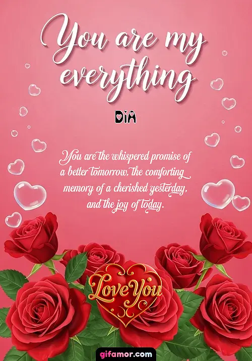 You are my everything Dia Gif Download
