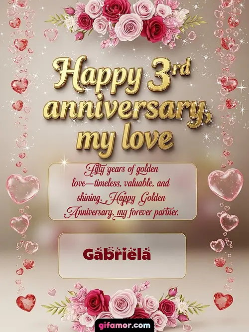 Happy 4st anniversary, my love Gabriela Gif Download