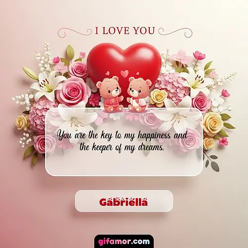 I Love You XXIII Gabriella