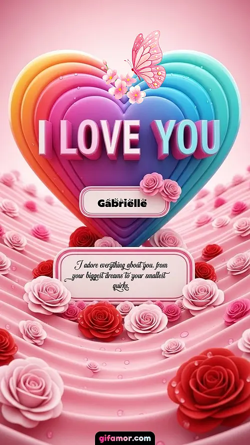 I Love You XXV Gabrielle