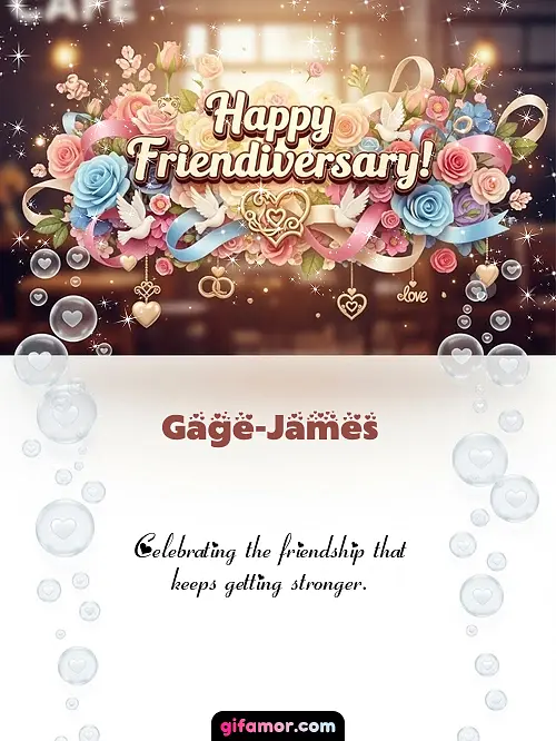 Happy friendiversary! I Gage-James