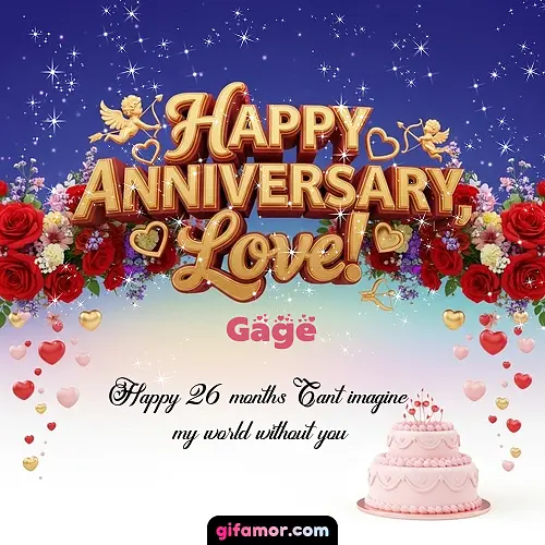 Happy one month anniversary, love! Gage