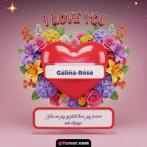 I Love You XX Galina-Rose