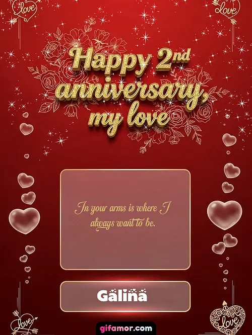 Happy 2st anniversary, my love III Galina