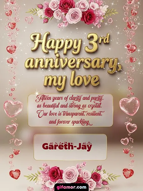 Happy 4st anniversary, my love Gareth-Jay