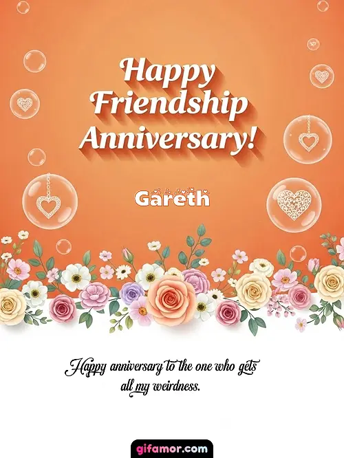 Happy friendship anniversary! III Gareth