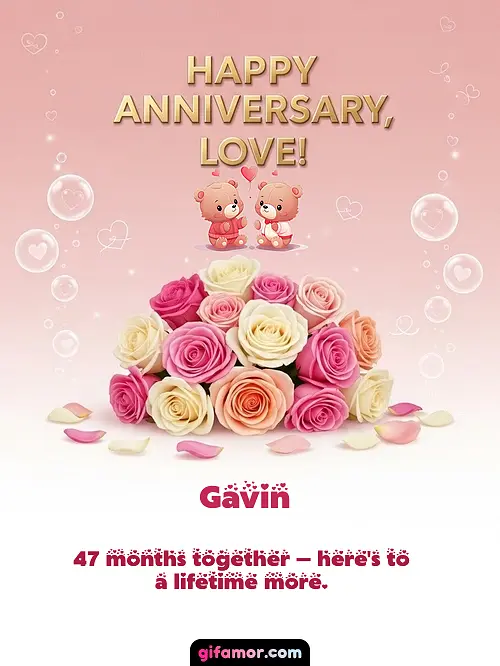 Happy anniversary, love! IV Gavin