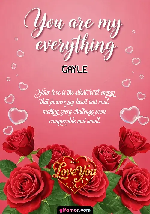 Your love is the silent, vital energy that powers my heart and soul, making every challenge seem conquerable and small.