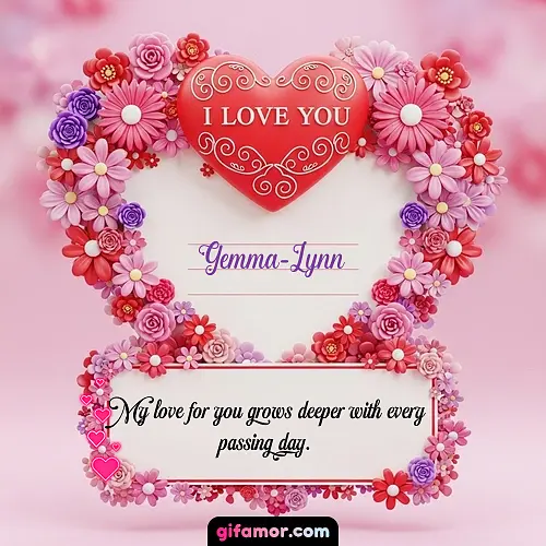 I Love You IX Gemma-Lynn