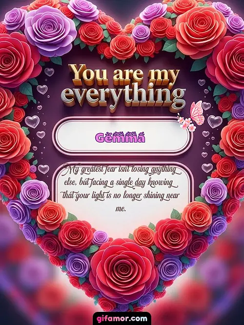You are my everything IV Gemma