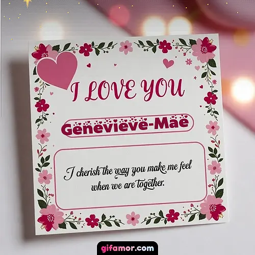 I Love You III Genevieve-Mae