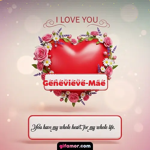 I Love You XXI Genevieve-Mae