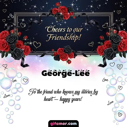 Cheers to our friendship!  V George-Lee Gif Download