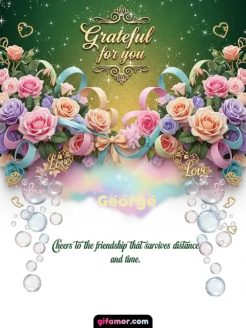 Grateful for you! IV George
