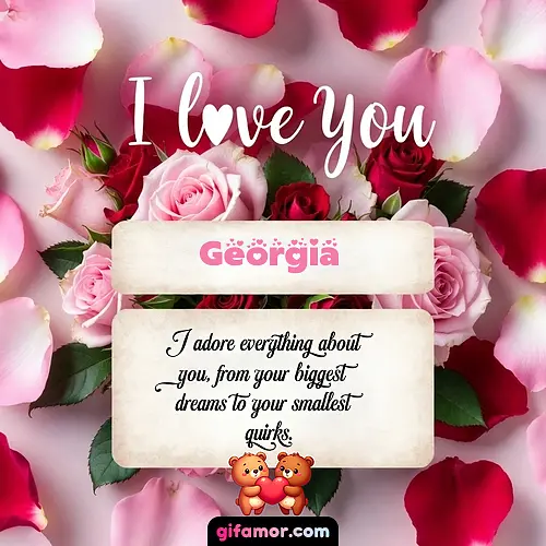 I love you V Georgia