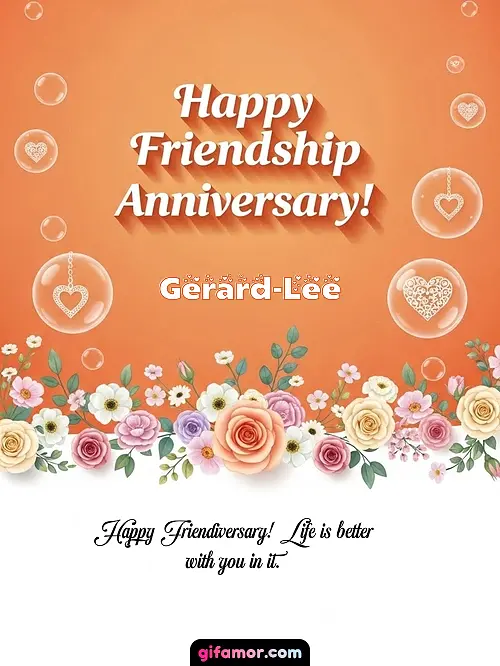 Happy friendship anniversary! III Gerard-Lee