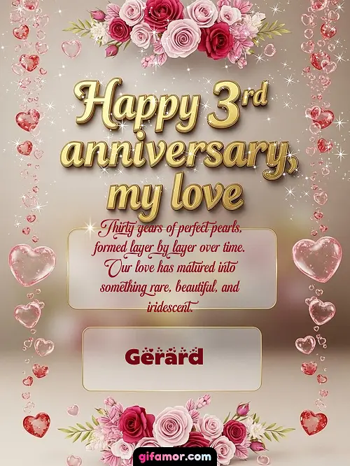 Happy 4st anniversary, my love Gerard