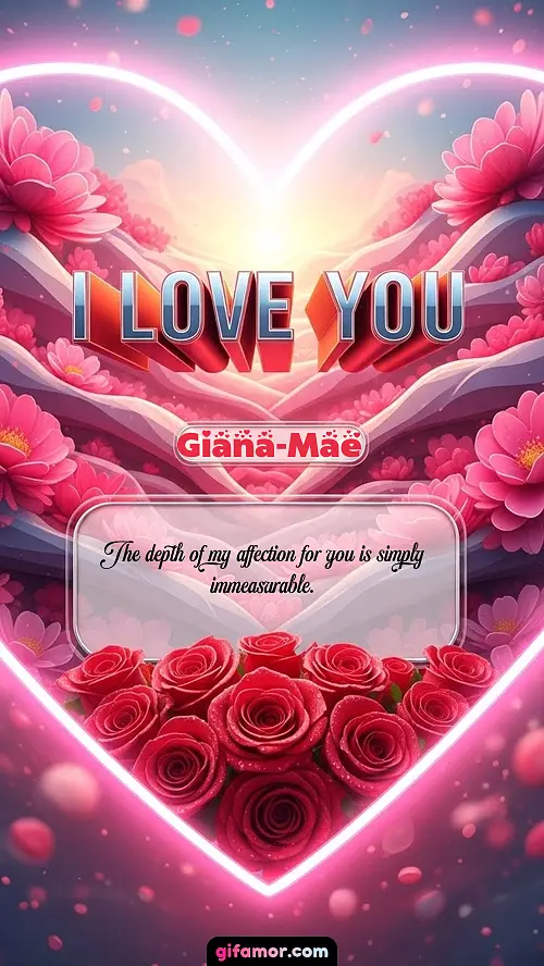 The depth of my affection for you is simply immeasurable.