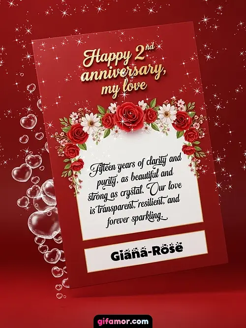 Happy 2st anniversary, my love II Giana-Rose