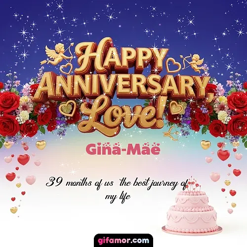 Happy one month anniversary, love! Gina-Mae