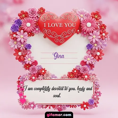 I Love You IX Gina Gif Download