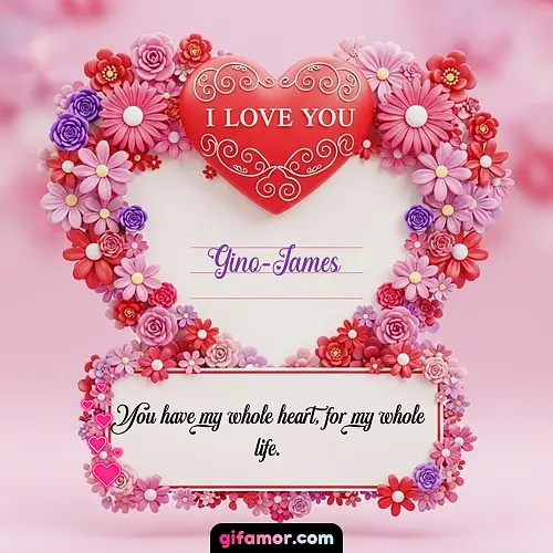 I Love You IX Gino-James