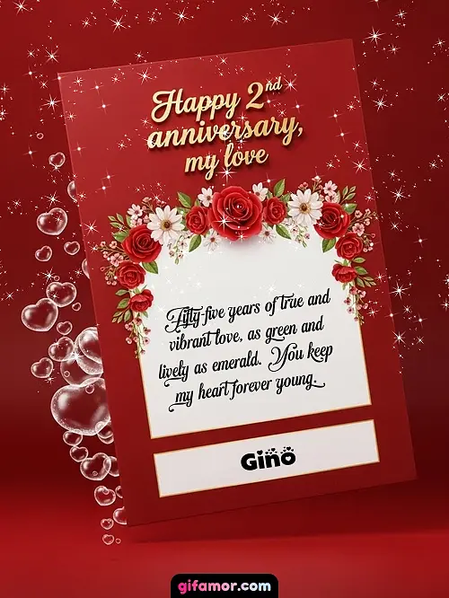 Happy 2st anniversary, my love II Gino