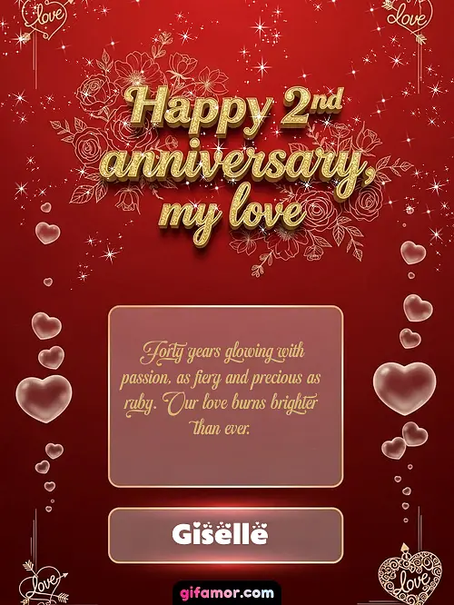 Happy 2st anniversary, my love III Giselle
