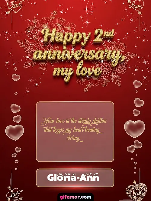 Happy 2st anniversary, my love III Gloria-Ann