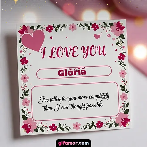 I Love You III Gloria