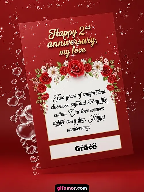 Happy 2st anniversary, my love II Grace