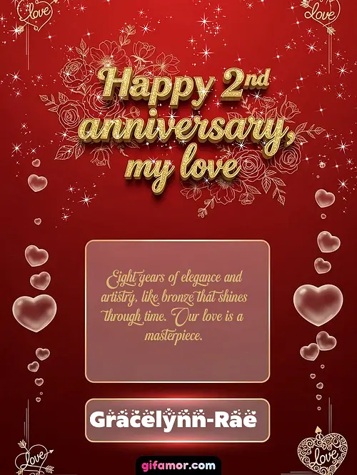 Happy 2st anniversary, my love III Gracelynn-Rae