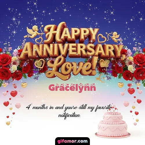 Happy one month anniversary, love! Gracelynn