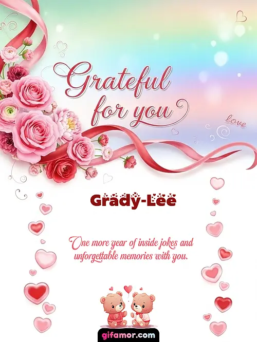 Grateful for you! II Grady-Lee