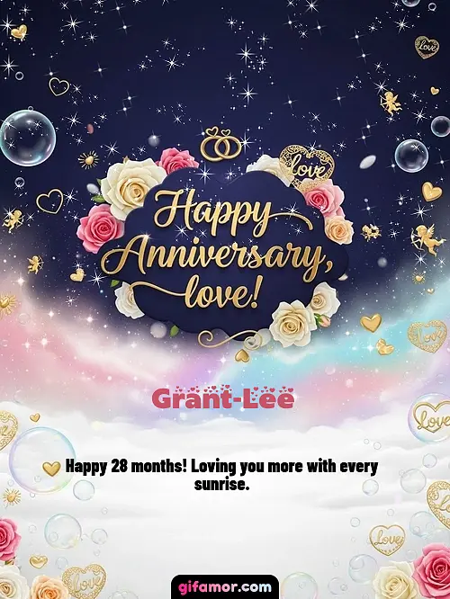 Happy anniversary, love! II Grant-Lee