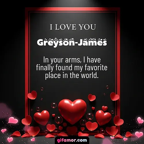 I love you I Greyson-James