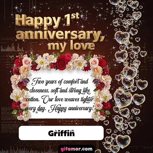 Happy 1st anniversary, my love IV Griffin