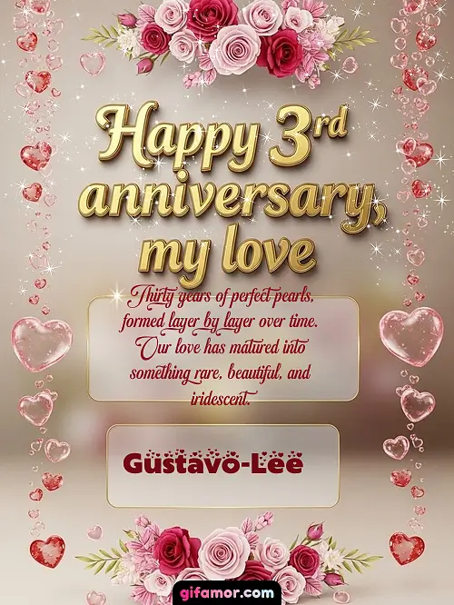 Happy 4st anniversary, my love Gustavo-Lee
