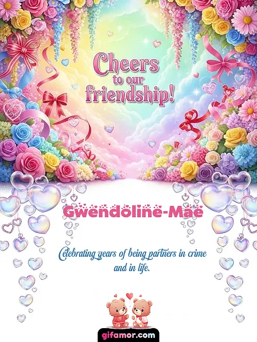 Cheers to our friendship! I Gwendoline-Mae Gif Download