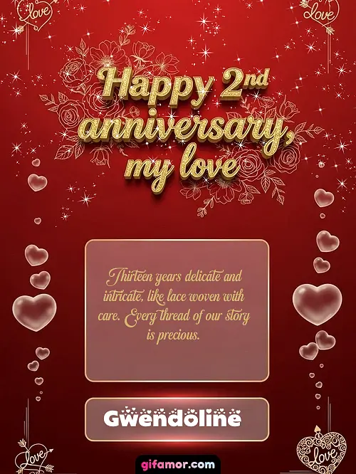 Happy 2st anniversary, my love III Gwendoline Gif Download