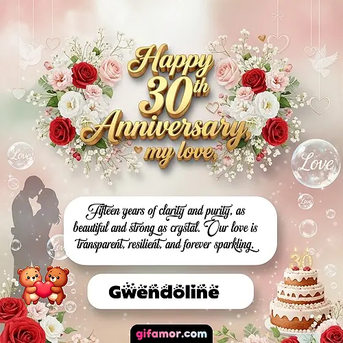 Happy 30th anniversary, my love Gwendoline Gif Download